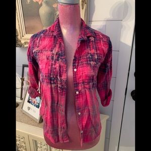 Kids bleached flannel